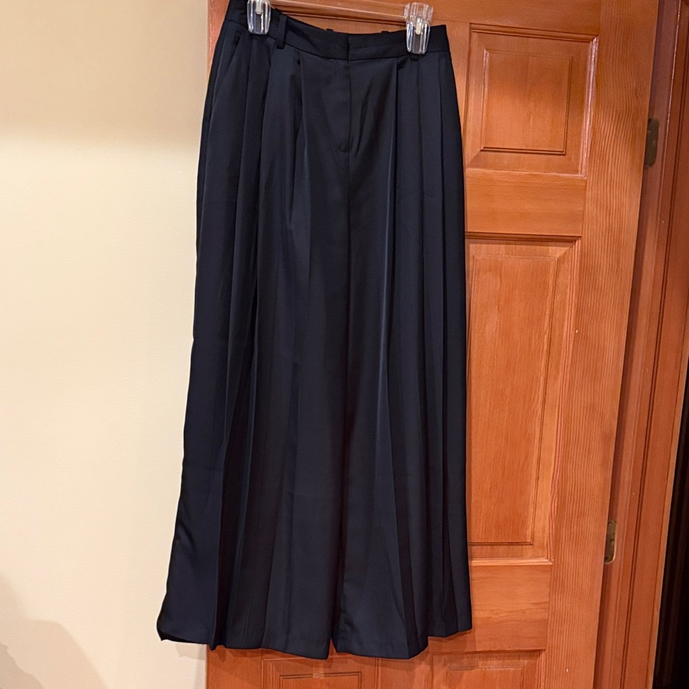 Elegant Black Pleated pants